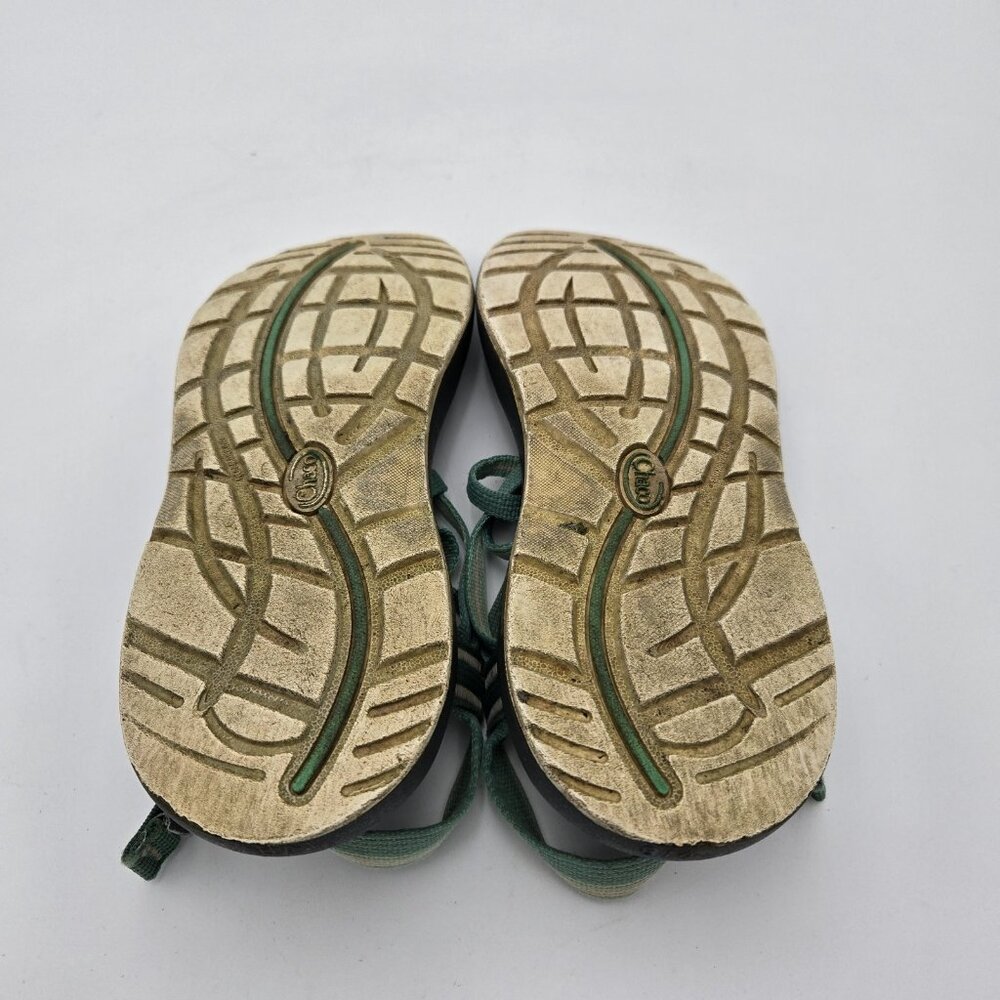 Chaco Eco Tread Strappy Mint Green Gray Women Loop Sandal Shoe W8 ZX/2 Classic - Picture 4 of 6